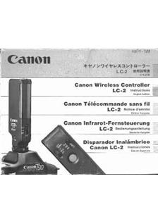 Canon Misc manual. Camera Instructions.